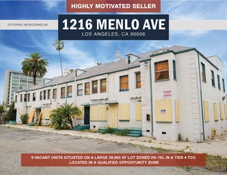 More details for 1216 Menlo Ave, Los Angeles, CA - Multifamily for Sale