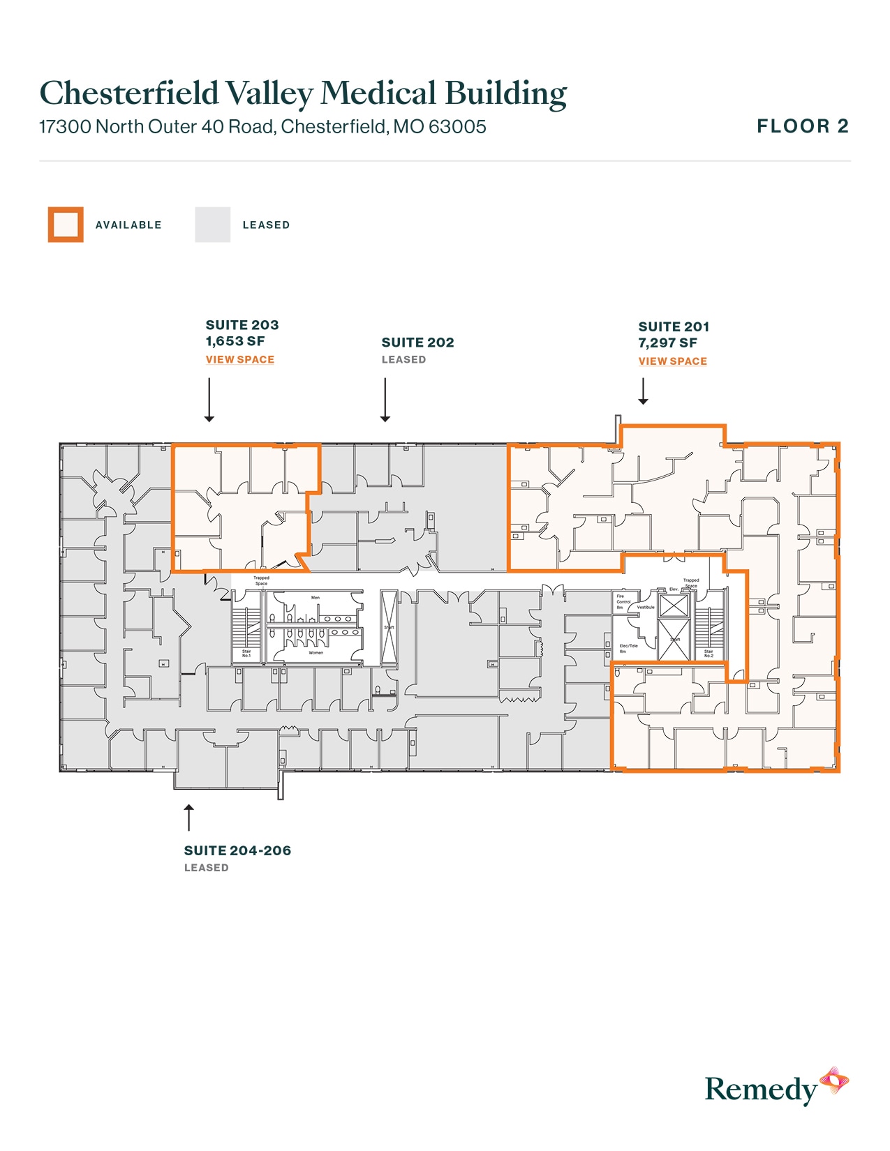 17300 N Outer Forty, Chesterfield, MO for lease Floor Plan- Image 1 of 1