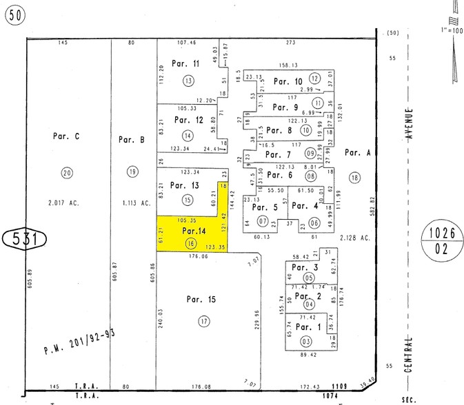 14860 Central Ave, Chino, CA à louer - Plan cadastral - Image 3 de 3