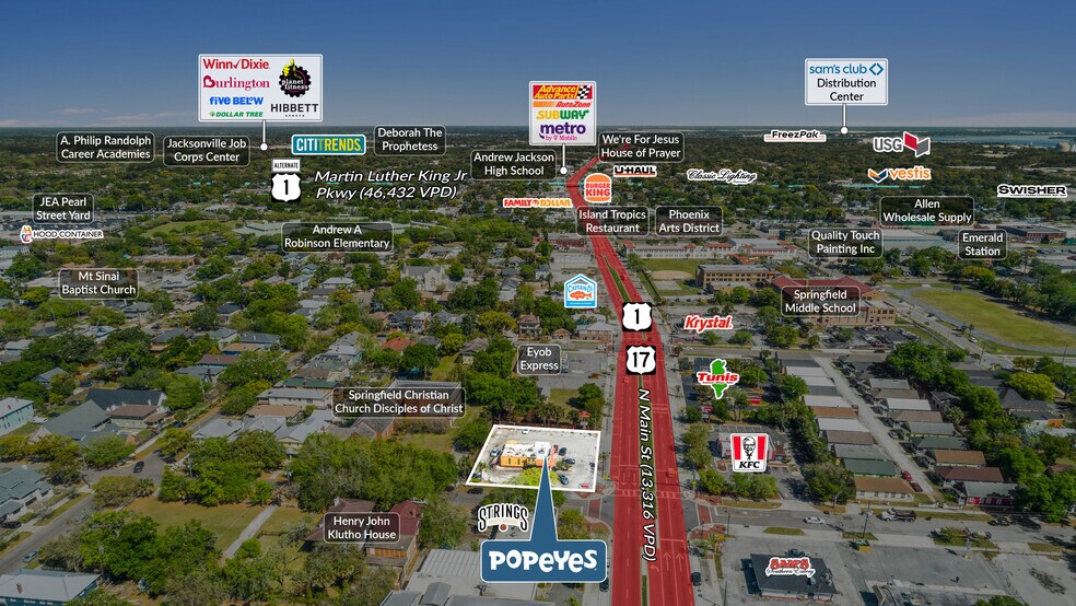 1902 N Main St, Jacksonville, FL à vendre - Photo du bâtiment - Image 3 de 5