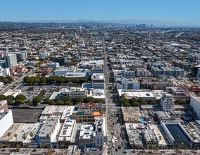 718-734 Santa Monica Blvd, Santa Monica, CA - Aerial  map view