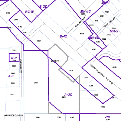 N Woodland Blvd, Deland, FL à vendre - Plan cadastral - Image 3 de 5