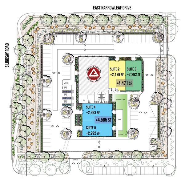 5505 S Lindsay Rd, Gilbert, AZ à louer - Photo du bâtiment - Image 2 de 5