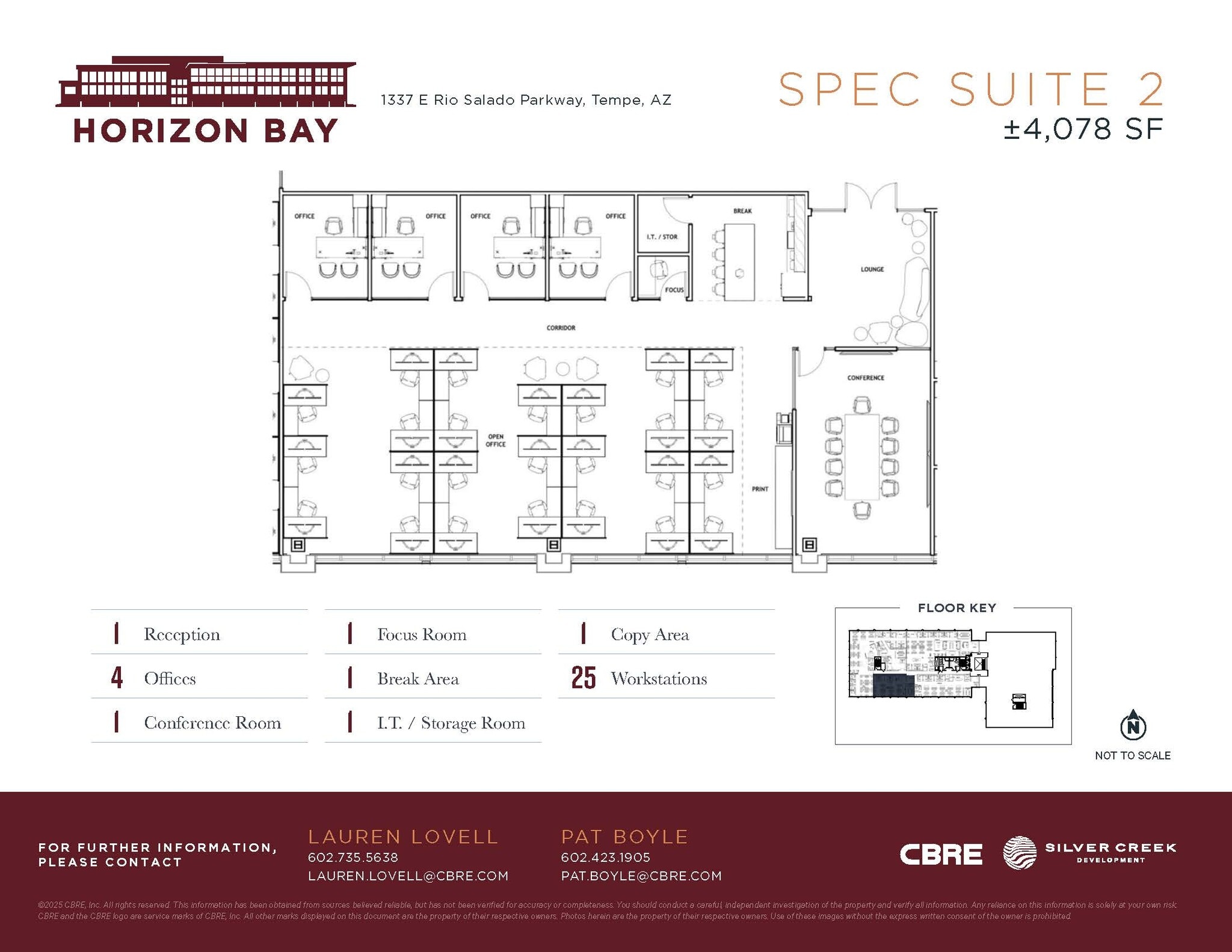 1337 E Rio Salado Parkway, Tempe, AZ for lease Floor Plan- Image 1 of 1