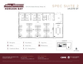 1337 E Rio Salado Parkway, Tempe, AZ for lease Floor Plan- Image 1 of 1