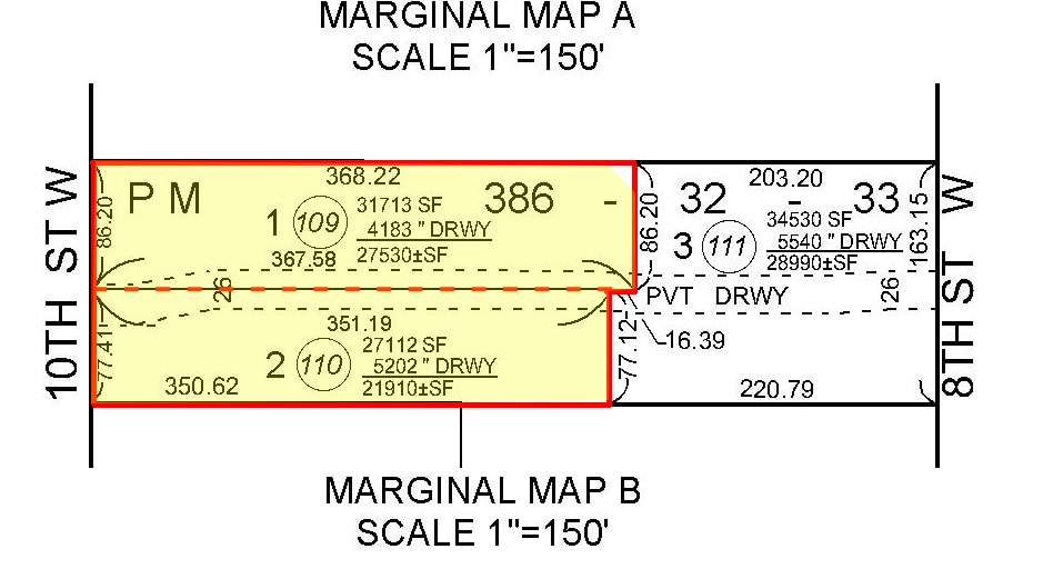 10th St West Industrial Portfolio portfolio of 2 properties for sale on LoopNet.ca - Plat Map - Image 3 of 7