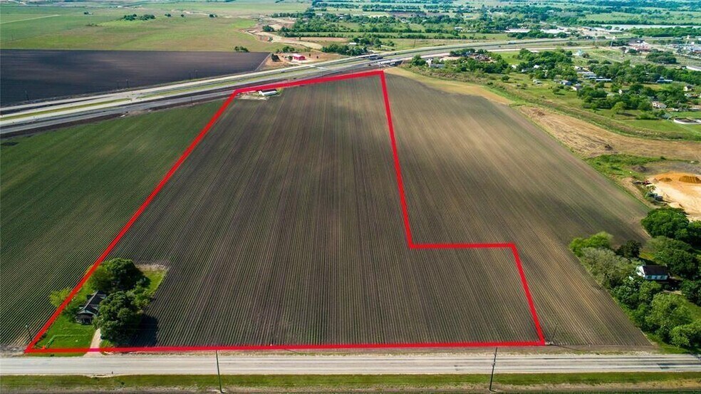 1410 Blue Creek Road / TBD 0 US 59 Rd, El Campo, TX à vendre - Aérien - Image 2 de 7