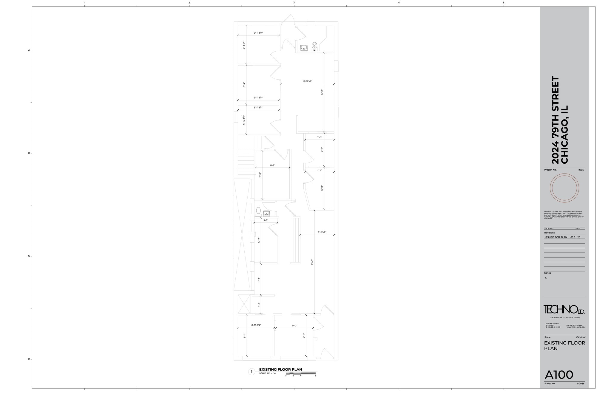 2020-2024 W 79th St, Chicago, IL for lease Site Plan- Image 1 of 1