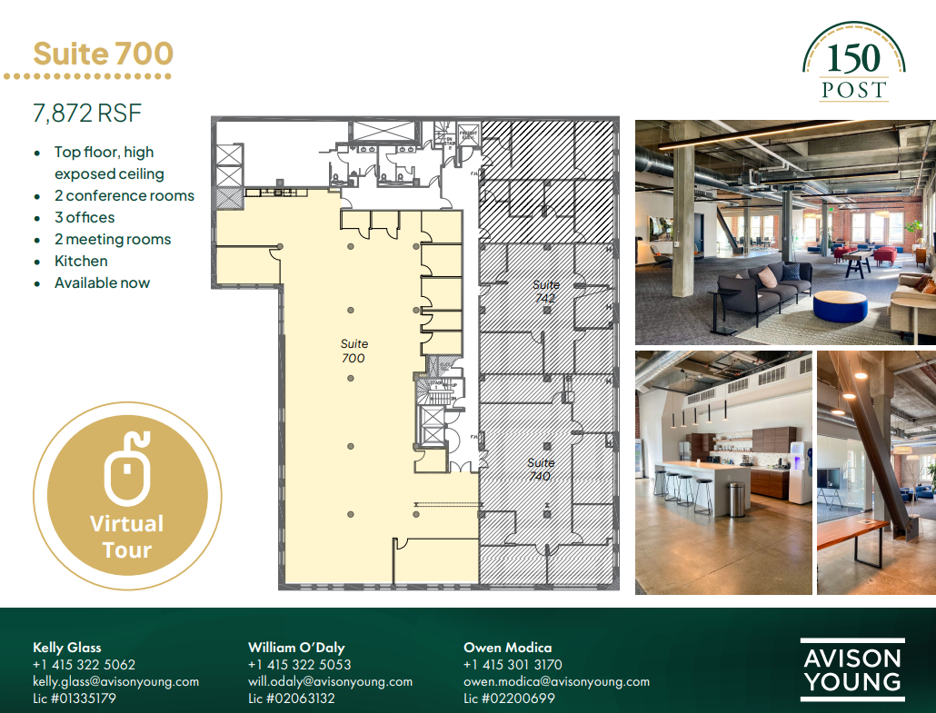 150 Post St, San Francisco, CA for lease Floor Plan- Image 1 of 1