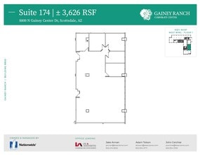 8800 N Gainey Center Dr, Scottsdale, AZ for lease Floor Plan- Image 1 of 1