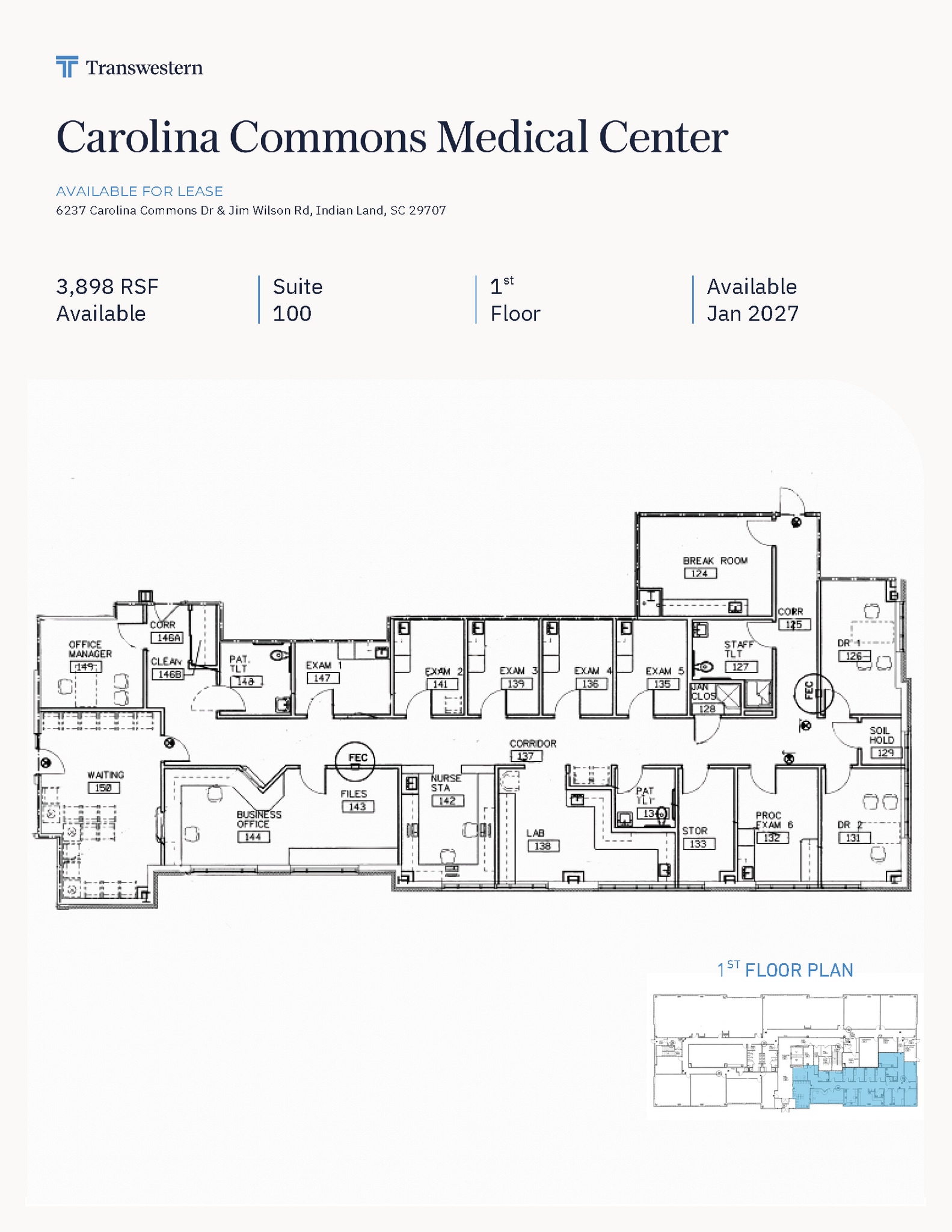 6237 Carolina Commons Dr, Indian Land, SC for lease Interior Photo- Image 1 of 1