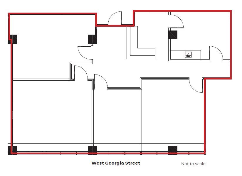 1030 W Georgia St, Vancouver, BC for lease Floor Plan- Image 1 of 1