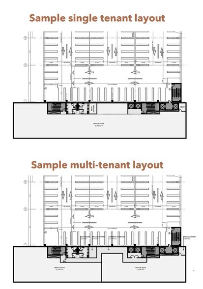 430 Monroe Ave NW, Grand Rapids, MI à louer - Plan d’étage type - Image 2 de 2