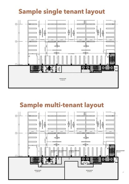 430 Monroe Ave NW, Grand Rapids, MI à louer - Plan d’étage type - Image 2 de 2