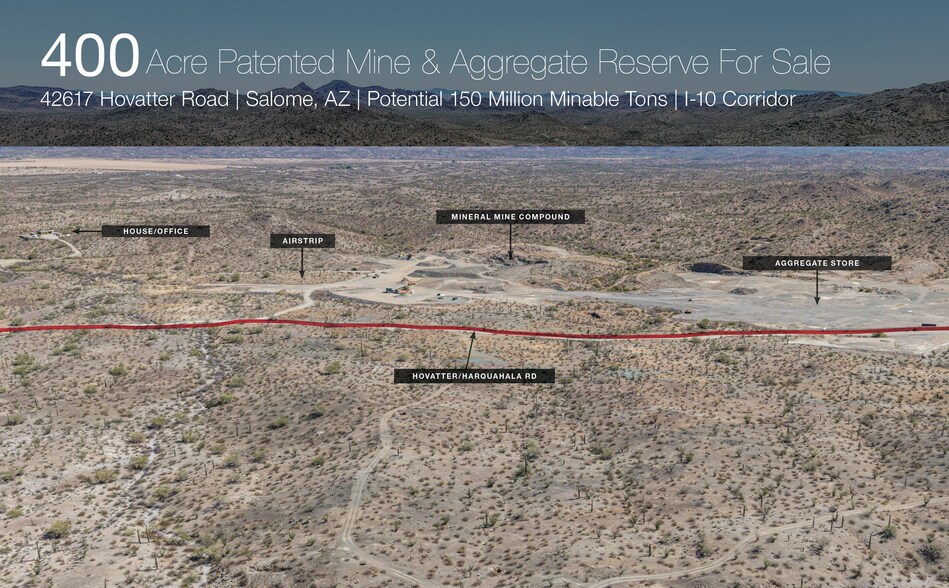 42617 Hovatter Rd, Salome, AZ à vendre - Photo du bâtiment - Image 1 de 3