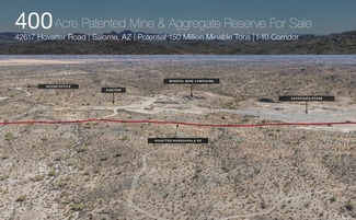 Plus de détails pour 42617 Hovatter Rd, Salome, AZ - Terrain à vendre