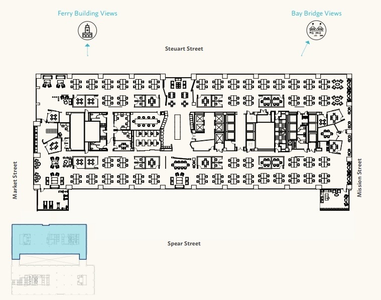 1 Market St, San Francisco, CA for lease Floor Plan- Image 1 of 1
