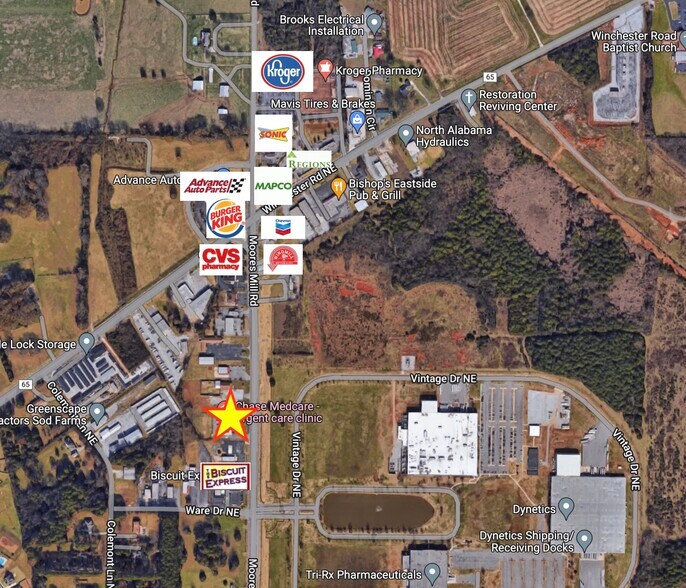 5107 Moores Mill Rd, Huntsville, AL à louer - Photo du bâtiment - Image 3 de 5