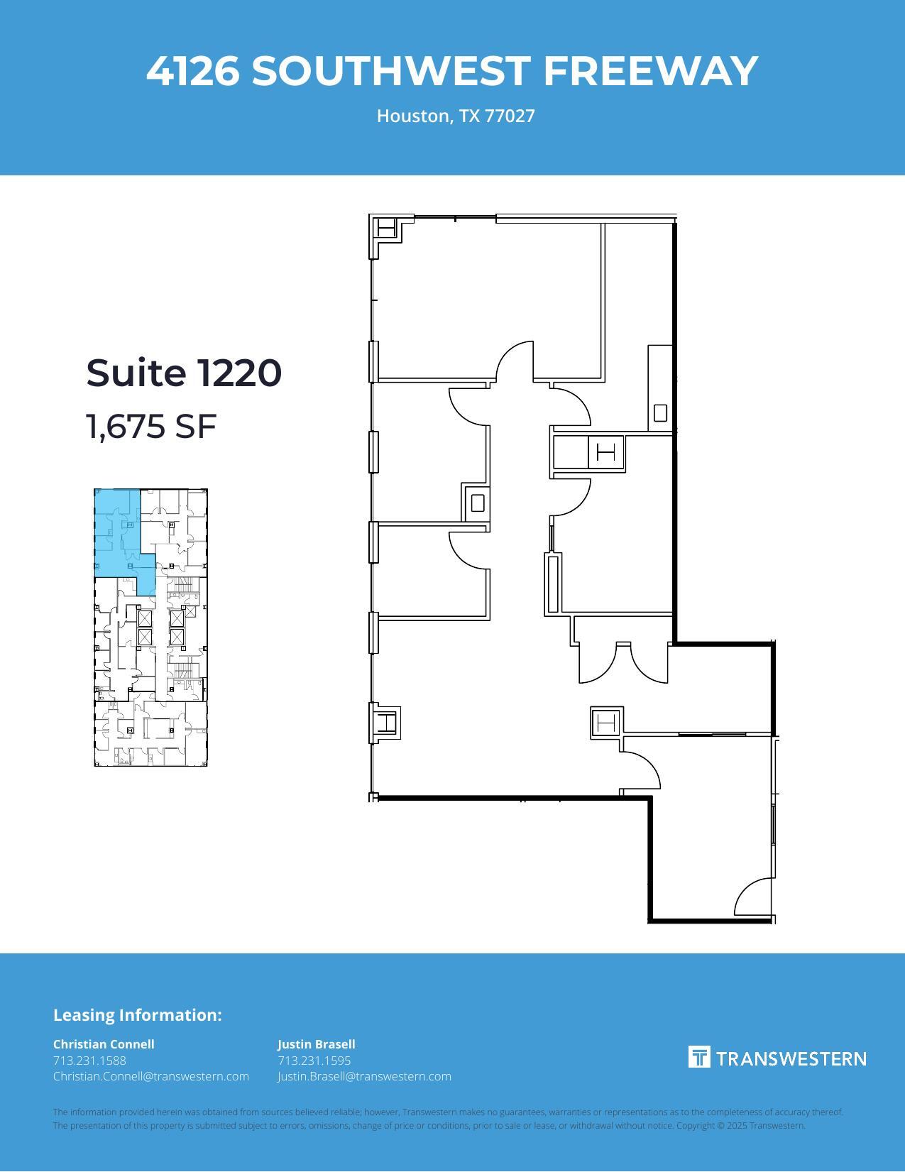 4126 Southwest Fwy, Houston, TX for lease Floor Plan- Image 1 of 1