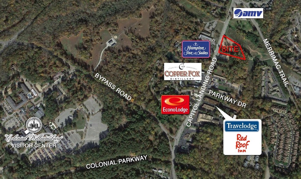 912 Capitol Landing Rd, Williamsburg, VA à vendre - Photo du bâtiment - Image 1 de 1
