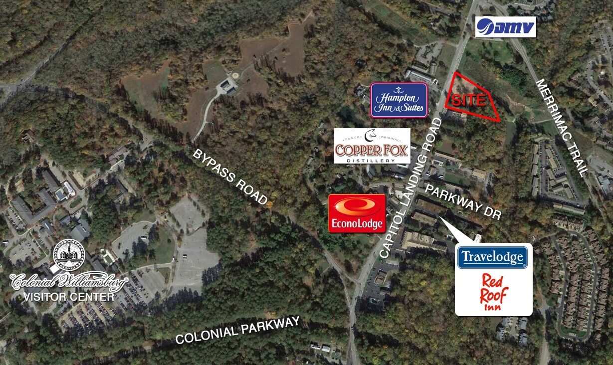 912 Capitol Landing Rd, Williamsburg, VA à vendre Photo du bâtiment- Image 1 de 2