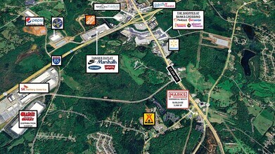 2151 Homer Rd, Commerce, GA - Aérien Vue de la carte - Image1