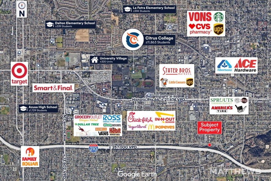 420 W Baseline Rd, Glendora, CA à louer - Photo du bâtiment - Image 3 de 3