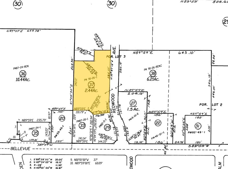 0 Redwood Avenue, Atwater, CA à vendre - Plan cadastral - Image 3 de 27
