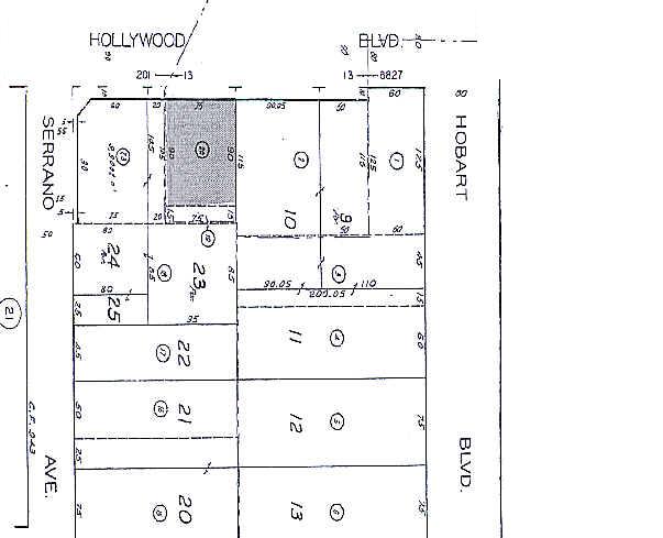 5324 Hollywood Blvd, Los Angeles, CA à louer - Plan cadastral - Image 2 de 4