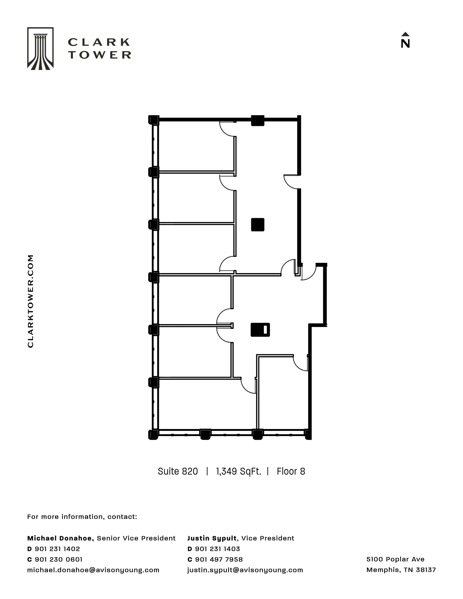 5100 Poplar Ave, Memphis, TN for lease Site Plan- Image 1 of 1