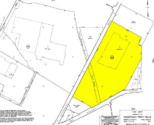 399 Jefferson Rd, Parsippany, NJ for lease Plat Map- Image 1 of 13