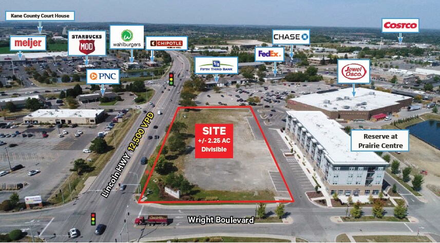 NEQ Randall & Roosevelt Rd, St Charles, IL à vendre - Photo du bâtiment - Image 2 de 7