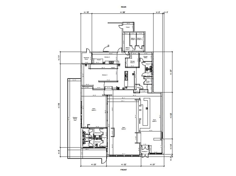 2240 N Canton Center Rd, Canton, MI for lease Floor Plan- Image 1 of 1
