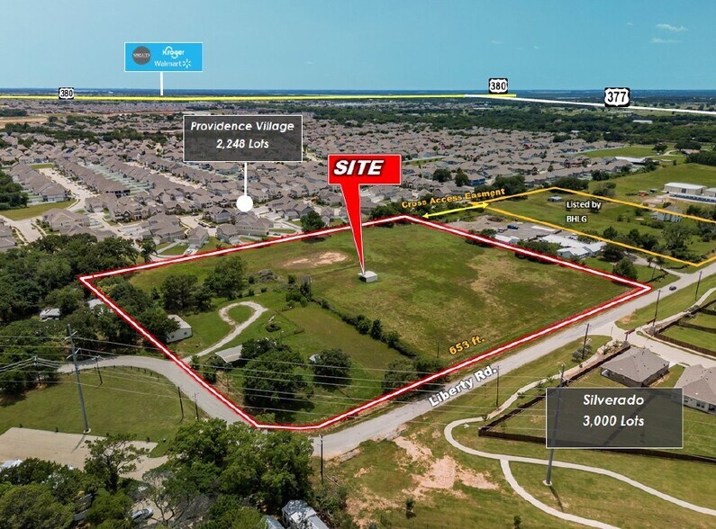 10248 Liberty Rd, Aubrey, TX à vendre - Photo du bâtiment - Image 2 de 5