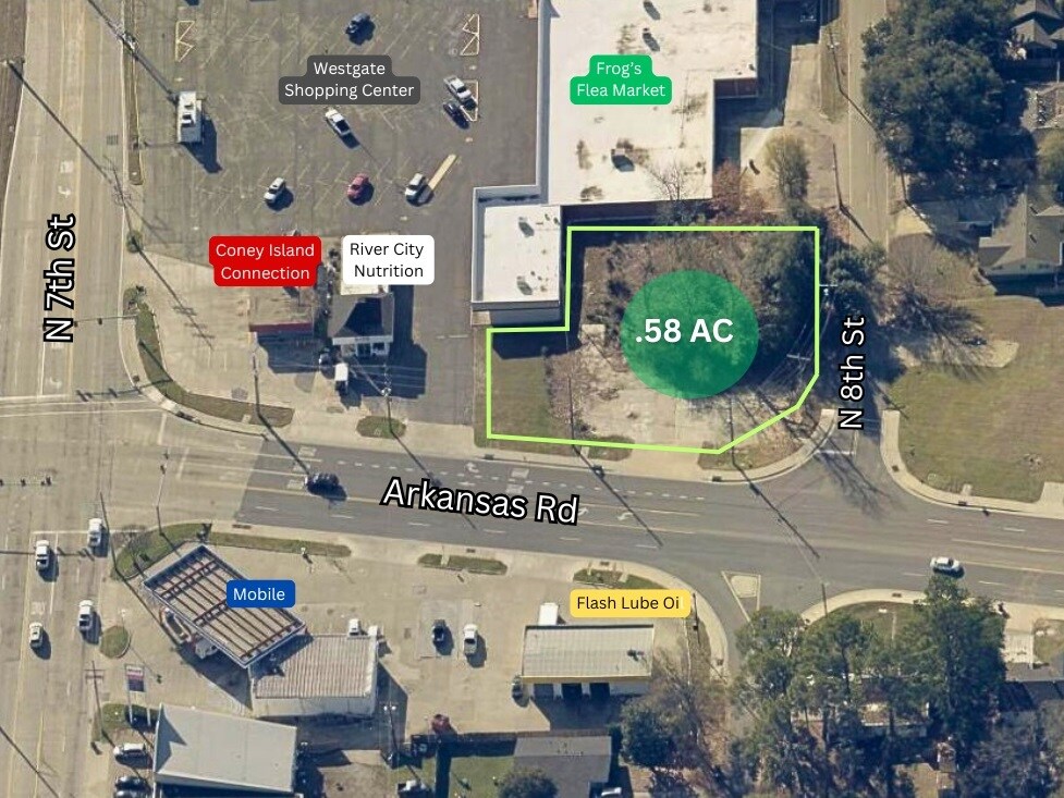 711 Arkansas Rd, West Monroe, LA à vendre Aérien- Image 1 de 1