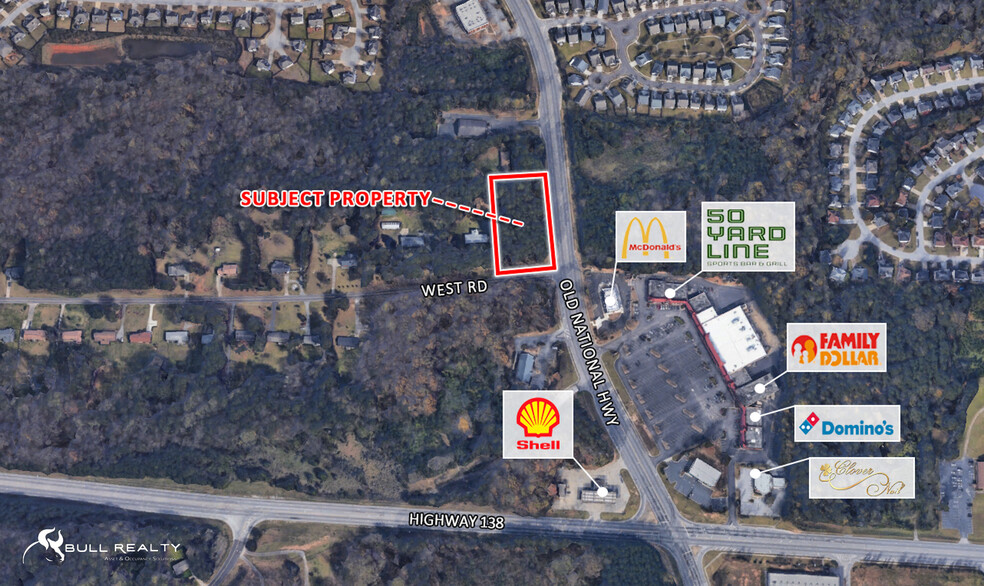 West Rd & Old National Hwy, Riverdale, GA for sale - Building Photo - Image 2 of 5