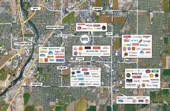 400 S Woodruff Ave, Idaho Falls, ID - Aérien  Vue de la carte