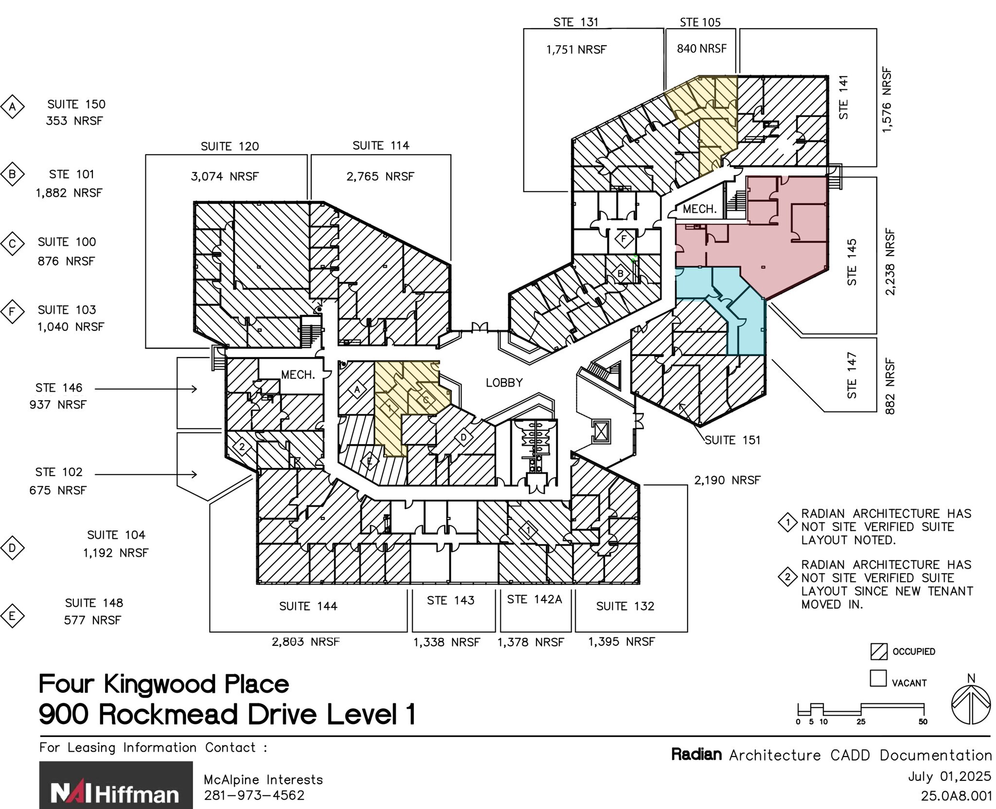 600 Rockmead Dr, Kingwood, TX à louer Plan de site- Image 1 de 1