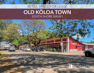 Plus de détails pour 5392 Koloa Rd, Koloa, HI - Vente au détail à louer