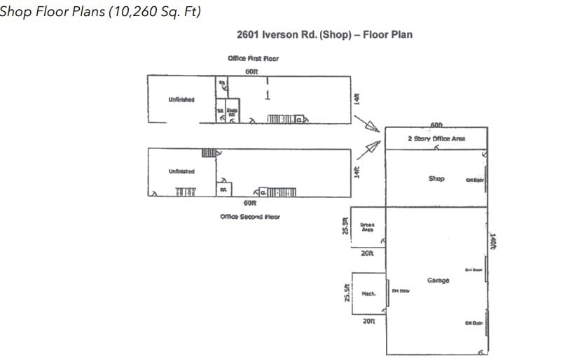 2601 Iverson Rd, Stoughton, WI for lease Floor Plan- Image 1 of 1