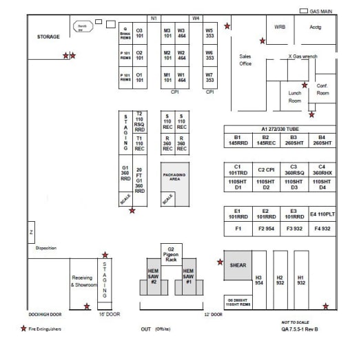 2353 Industrial Pky W, Hayward, CA à louer Plan d’étage- Image 1 de 1