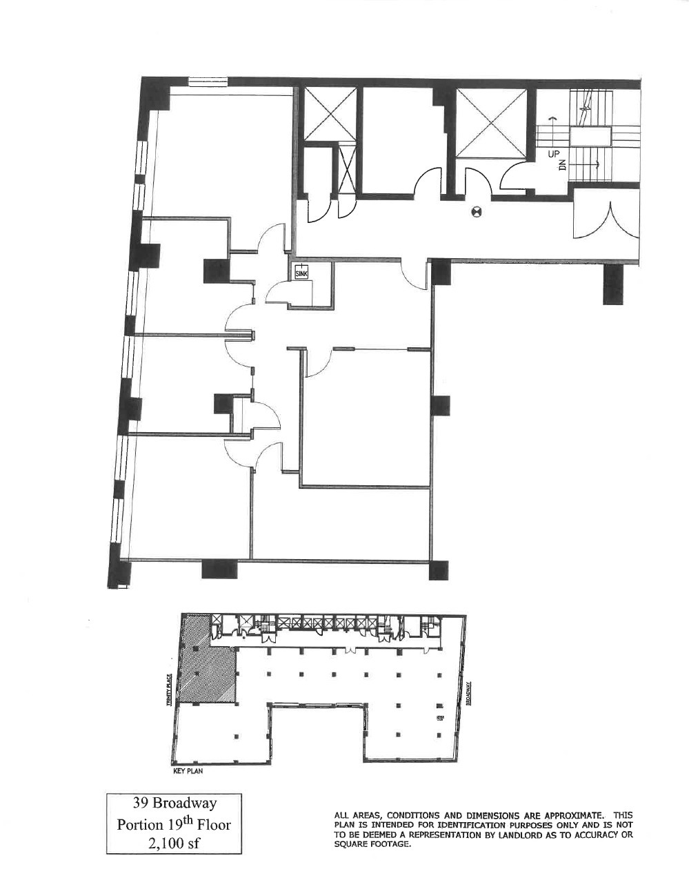 39 Broadway, New York, NY à louer Plan d  tage- Image 1 de 1