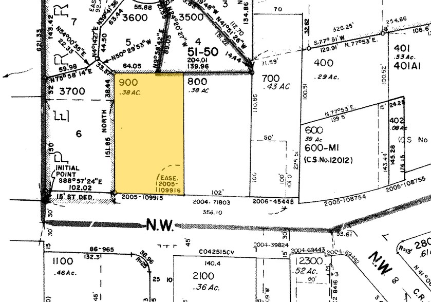 12923 NW Cornell Rd, Portland, OR for lease - Plat Map - Image 3 of 16