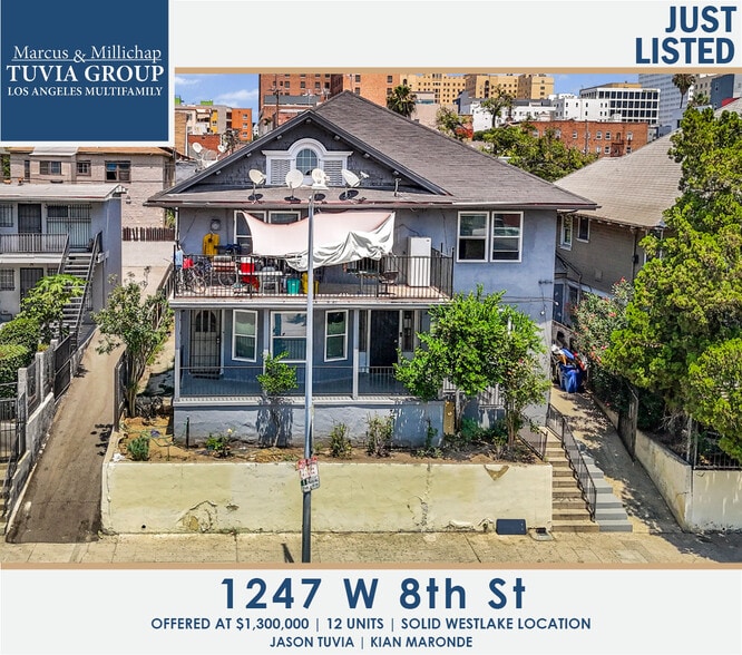 1247 W 8th St, Los Angeles, CA for sale - Building Photo - Image 1 of 15