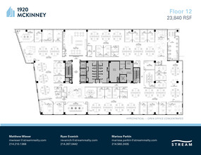 1920 McKinney Ave, Dallas, TX à louer Plan d  tage- Image 1 de 17