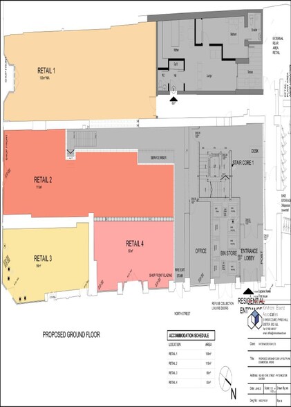 182-185 Fore St, Exeter for lease - Floor Plan - Image 2 of 2