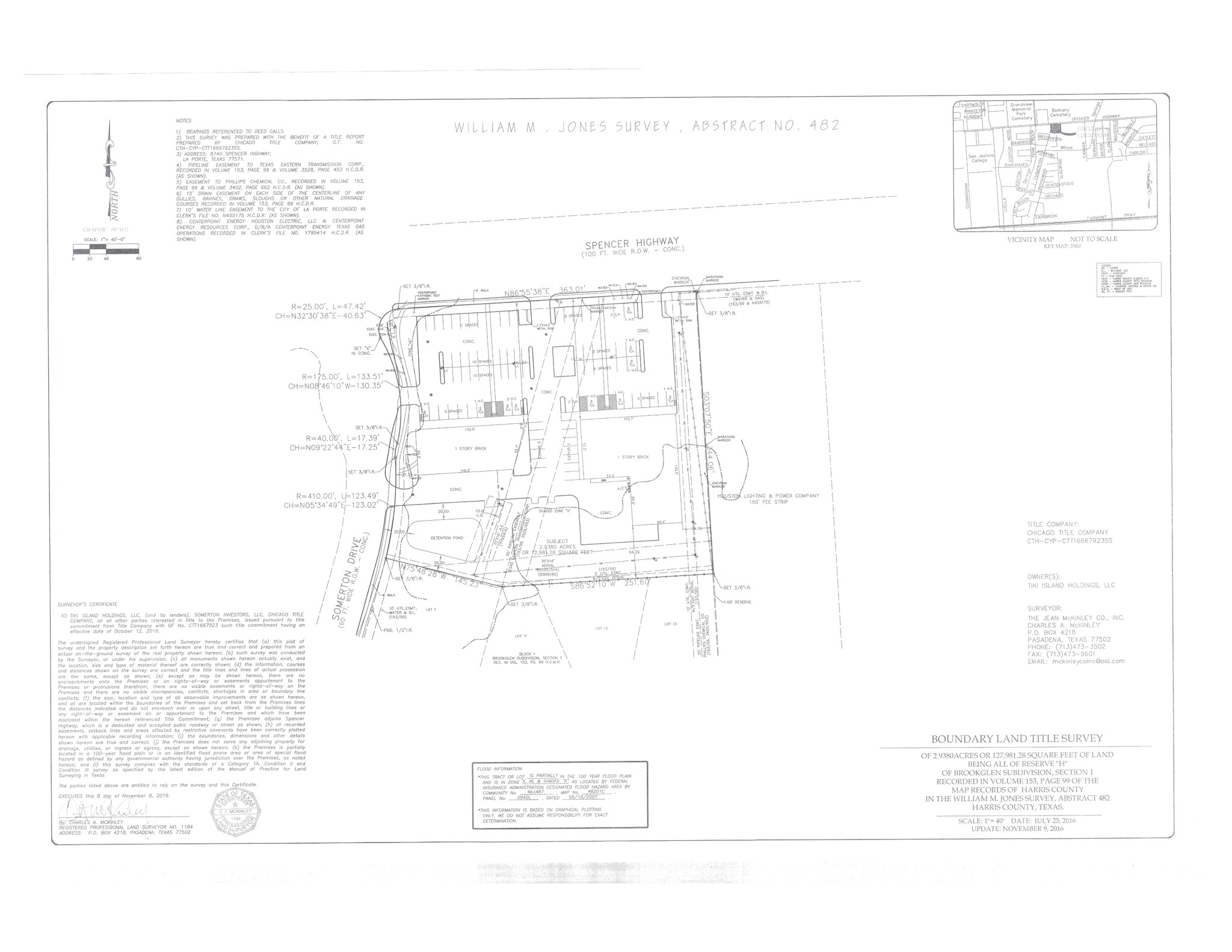 8740 Spencer Hwy, La Porte, TX à louer Plan de site- Image 1 de 1