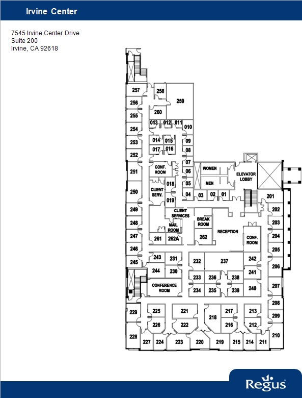 7545 Irvine Center Dr, Irvine, CA à louer Plan d  tage- Image 1 de 6