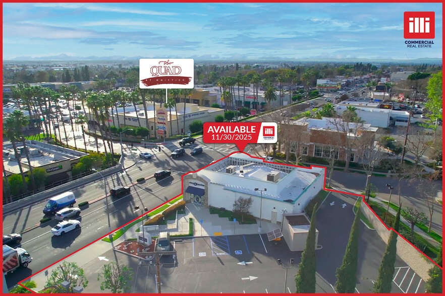 13551-13553 Whittier Blvd, Whittier, CA for lease - Aerial - Image 1 of 6