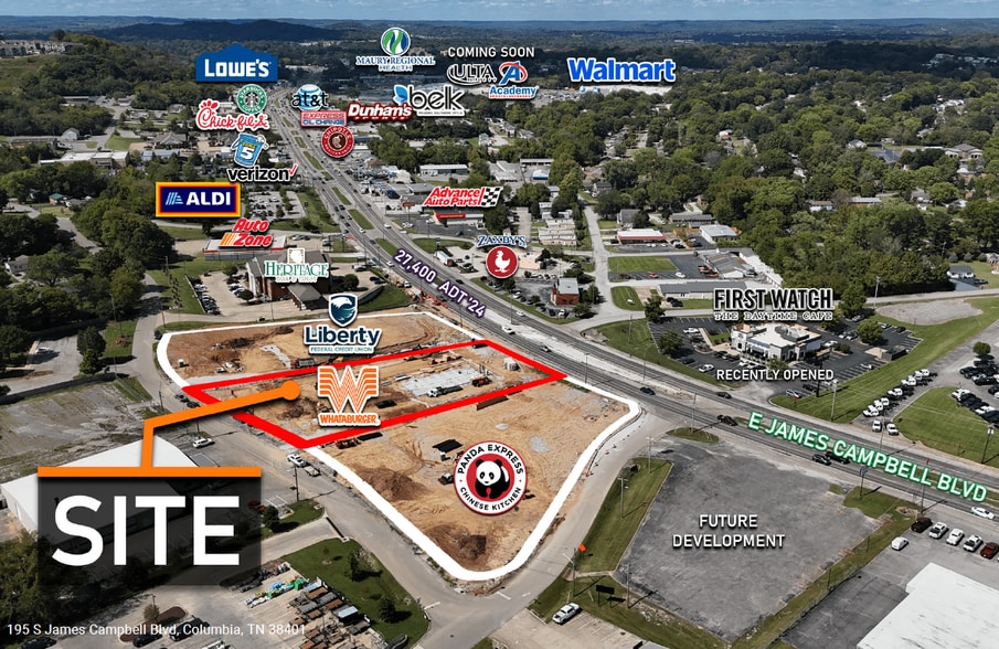 195 S James M Campbell Blvd, Columbia, TN for sale - Building Photo - Image 1 of 5
